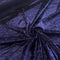 Navy Crushed Velvet Fabric | Width - 148cm/58inch