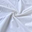 White Needlecord Fabric | Width - 140cm/55inch