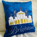 Brighton Pavilion Cushion | Embroidery Cushion | Home Decor