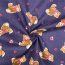 Teddy Bears Polycotton Fabric | Width - 115cm/45inch - Shop Fabrics, Cushions & Dressmaking Supplies online - Fabric Family