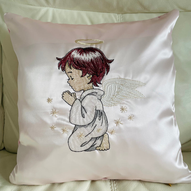 Angel Cushion | Embroidery Cushion | Home Decor