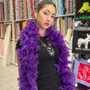 Purple Feather Boa | Marabou - Shop Fabrics, Cushions & Dressmaking Supplies online - Fabric Family