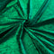 Green Crushed Velvet Fabric | Width - 148cm/58inch