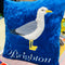 Seagull Brighton Cushion | Embroidery Cushion | Velvet Back - Shop Fabrics, Cushions & Dressmaking Supplies online - Fabric Family