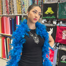 Blue Feather Boa | Marabou - Shop Fabrics, Cushions & Dressmaking Supplies online - Fabric Family