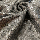 Silver Sequins Fabric | Width - 140cm/55inch