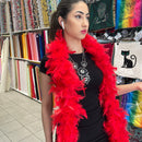 Red Feather Boa | Marabou - Shop Fabrics, Cushions & Dressmaking Supplies online - Fabric Family