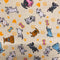 Dogs Polycotton Fabric | Width - 115cm/45inch - Shop Fabrics, Cushions & Dressmaking Supplies online - Fabric Family