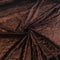 Brown Crushed Velvet Fabric | Width - 148cm/58inch