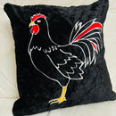 Rooster Cushion | Embroidery Cushion | Home Decor