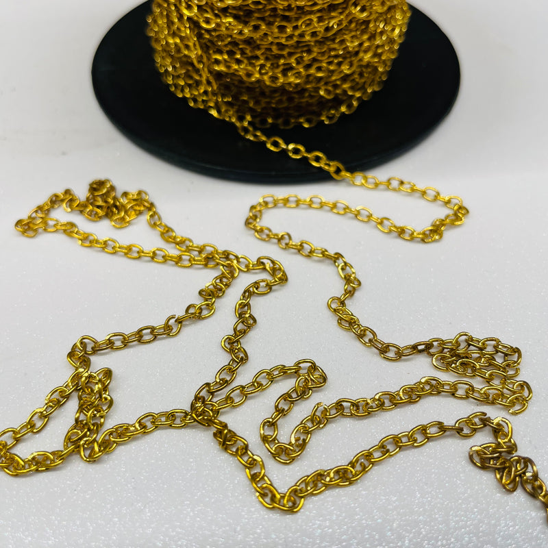 Gold Chain | Chain By Fabric Family - Shop Fabrics, Cushions & Dressmaking Supplies online - Fabric Family