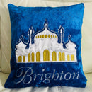 Brighton Pavilion Cushion | Embroidery Cushion | Home Decor