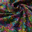 Rainbow Stretchy Sequins Fabric | Width - 138cm/54inch