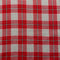 Red Tartan Fabric | Width - 150cm/59inch