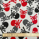 Skeletons Polycotton Fabric | Width - 115cm/45inch - Shop Fabrics, Cushions & Dressmaking Supplies online - Fabric Family