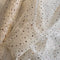 Cream Glitter Dot Organza Fabric | Width - 150cm/59inch