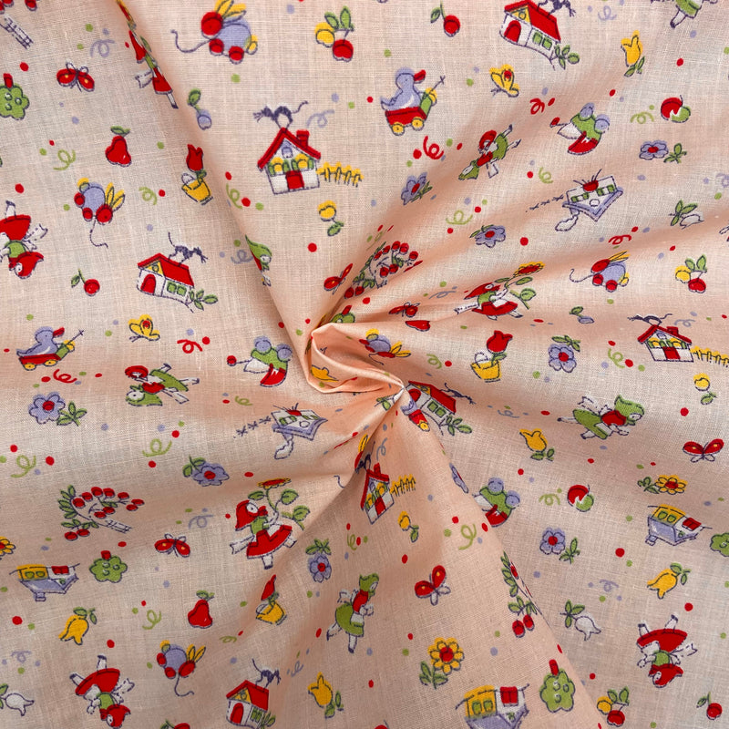 Dolls & Toys Polycotton Fabric | Width - 115cm/45inch - Shop Fabrics, Cushions & Dressmaking Supplies online - Fabric Family