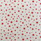 Red Stars Organic Cotton Fabric | Width - 160cm/63inch