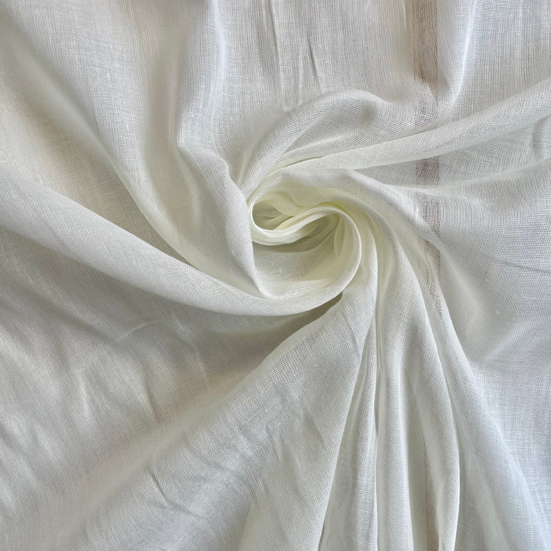 White Cotton Voile